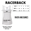 River Babe Racerback Tank - Black Lettering