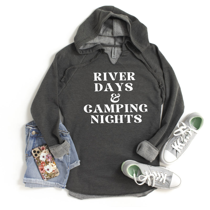 River Days and Camping Nights - Lightweight Hoodie