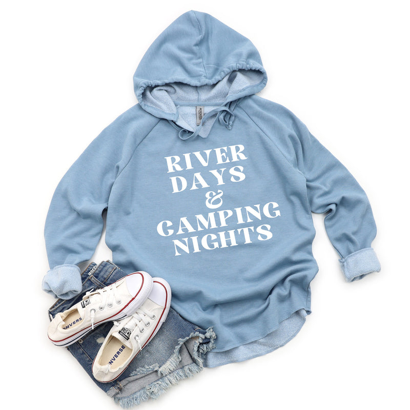 River Days and Camping Nights - Lightweight Hoodie